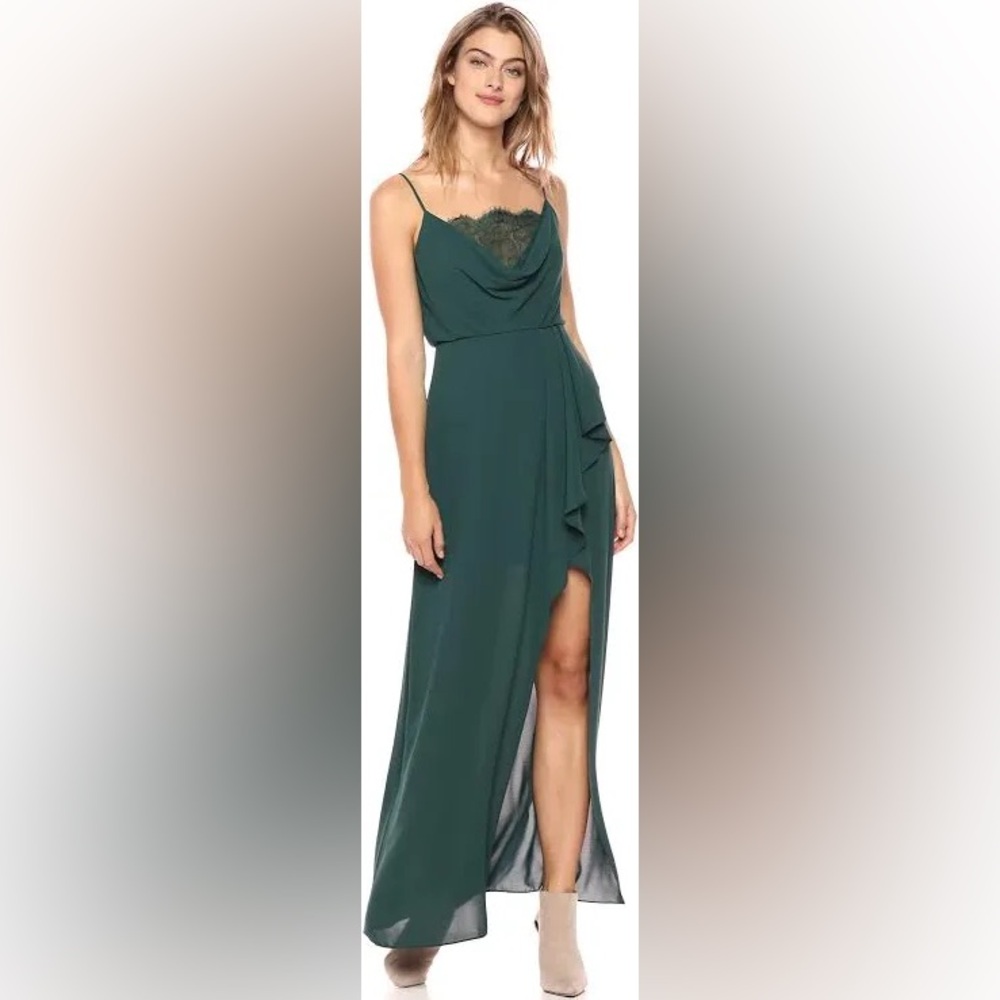 NWT BCBG Maxazria Lace Insert Gown